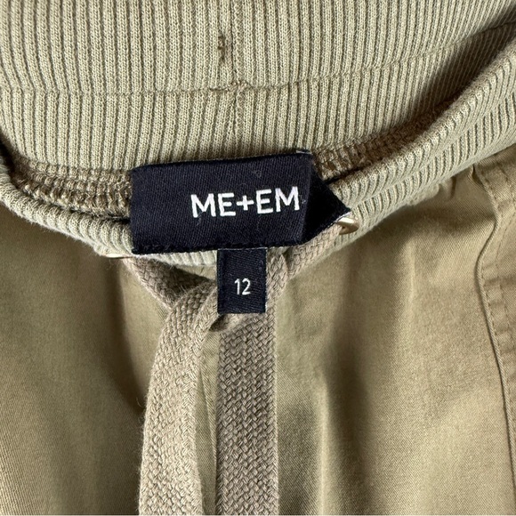 ME+EM Green Drawstring Jogging Pants Size 12 - Picture 9 of 9
